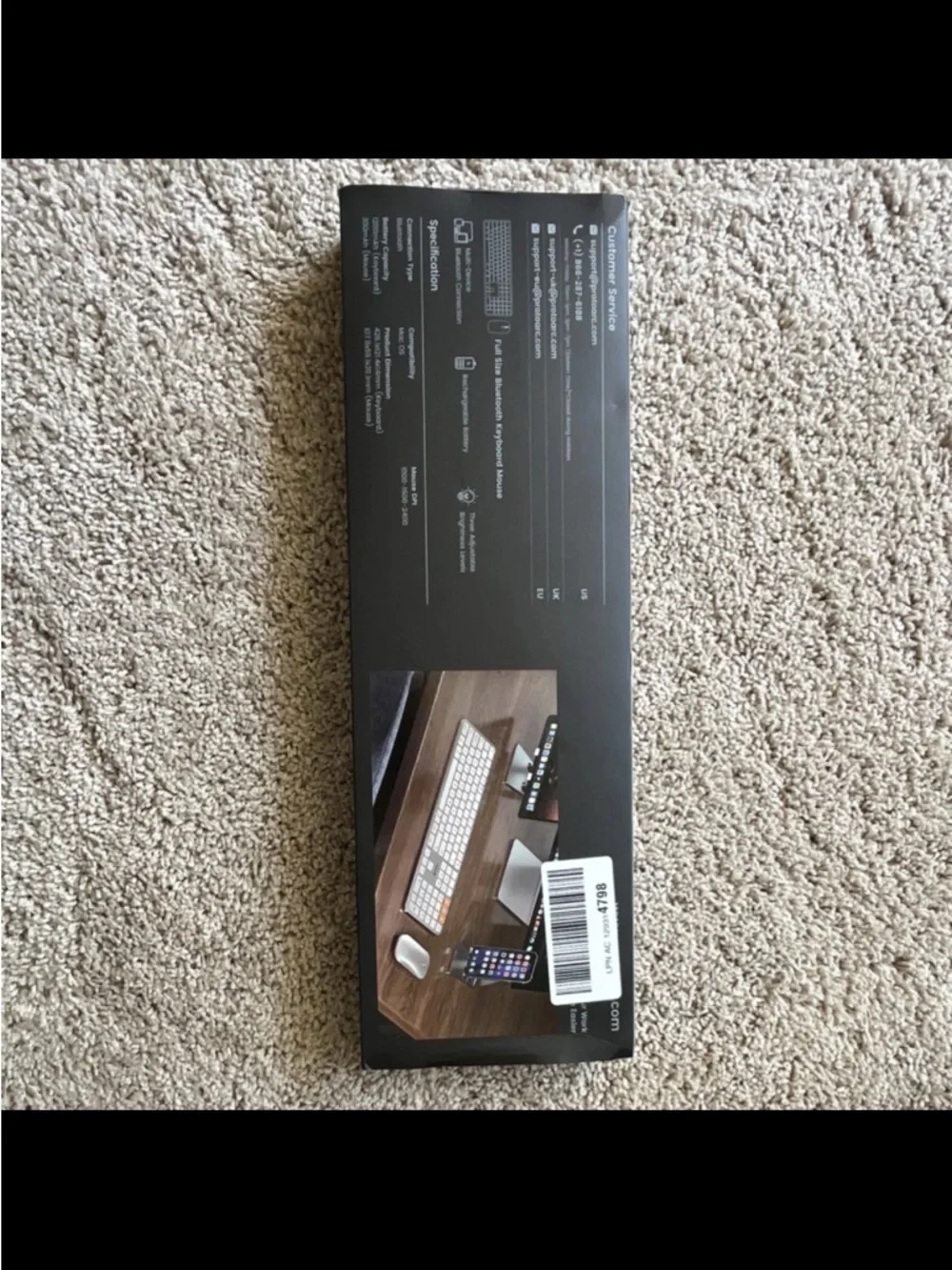 KM100-A Wireless Keyboard and Mouse Combo - White